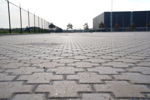 Parkeergebied duurzaam beton 