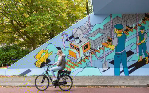 Muurschildering Nijmegen