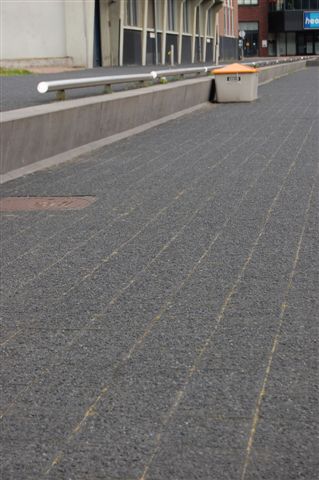 Uitgewassen betontegel (Wascon) Rotterdam