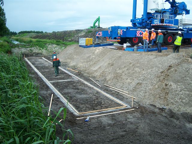 Montage kokerelementen gemeente Purmerend Baanstee Noord, foto 1